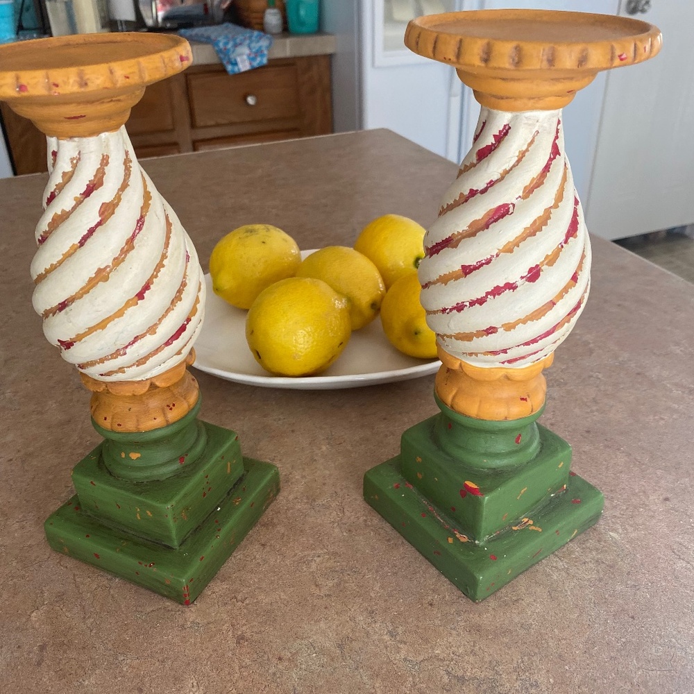 Southern living carousel candlestick